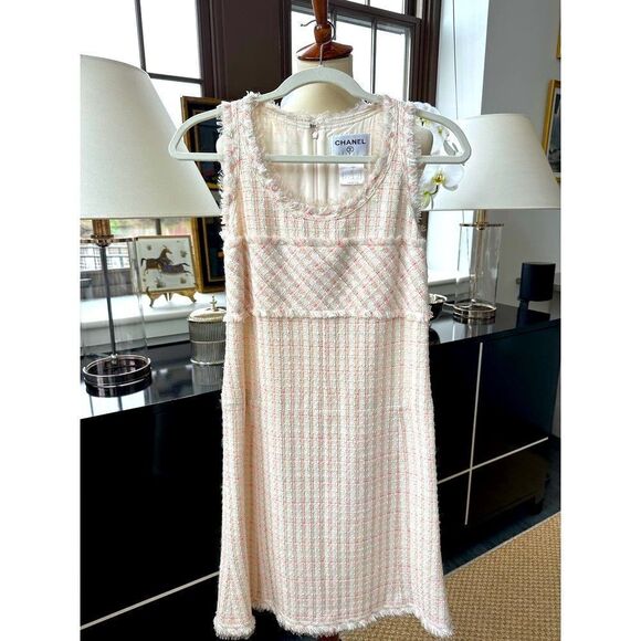 Authentic Chanel Vintage 2004 Tweed Dress Multicolor Size 36/US - Picture 7 of 11